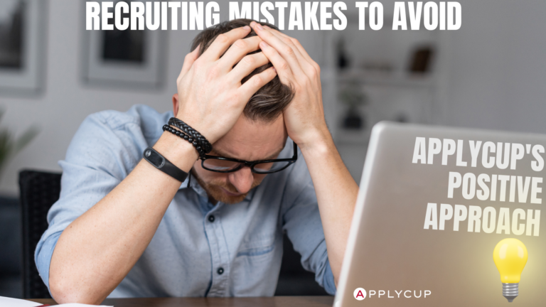 In conclusion, avoiding common recruiting mistakes is essential for building a strong and skilled workforce. Applycup Hiring Solution stands out for its proactive approach in sidestepping these pitfalls. By crafting accurate job descriptions, prioritizing employer branding, assessing both technical and soft skills, considering cultural fit, and utilizing a diverse candidate sourcing strategy, Applycup ensures that the recruitment process is thorough, efficient, and results in positive outcomes. With Applycup, your company can attract, evaluate, and onboard top-tier talent, ultimately contributing to the organization's growth and earning accolades through positive reviews.